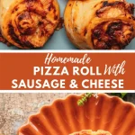 Homemade pizza rolls recipe
