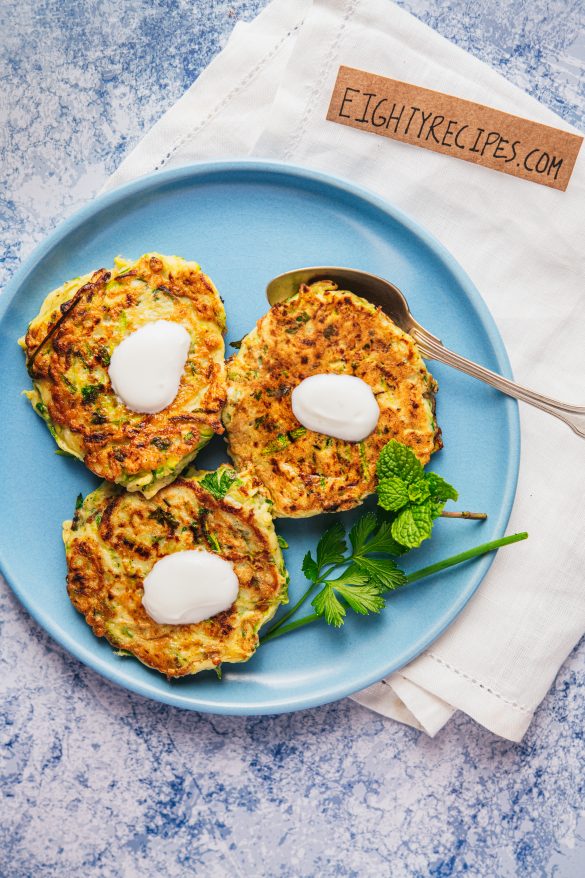 Baked Zucchini Fritters Recipe