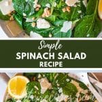 Simple Spinach Salad