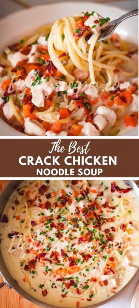 Crack Chicken Noodle Soup - Eighty Recipes