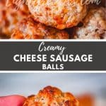 cream cheese sausage balls