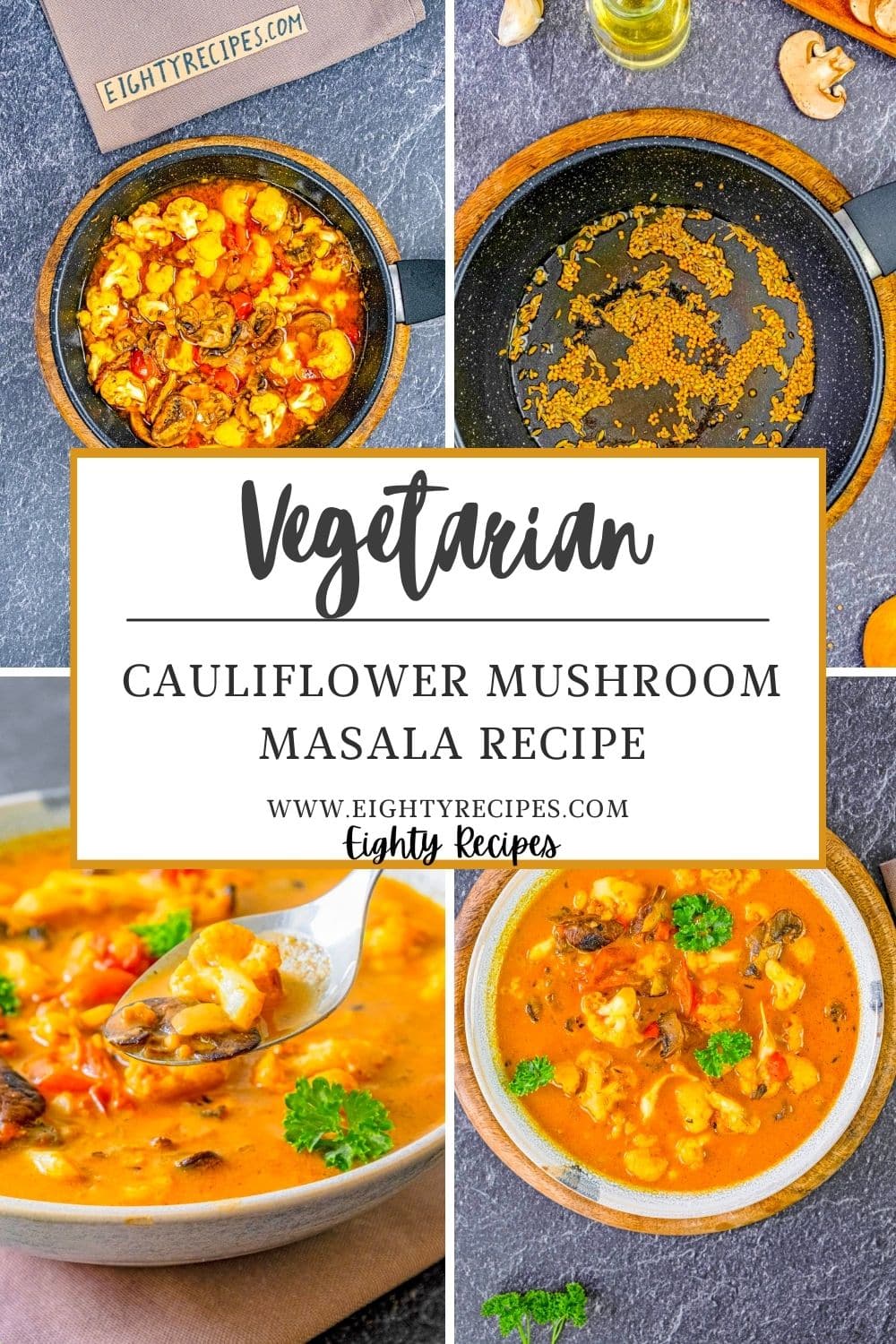 How To Make Cauliflower Mushroom Masala