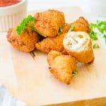 Chicken Alfredo Pizza Fritta