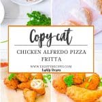 Chicken Alfredo Pizza Fritta