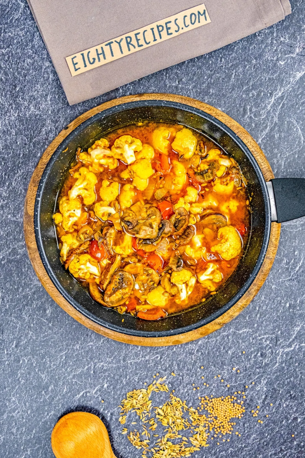 How To Make Cauliflower Mushroom Masala