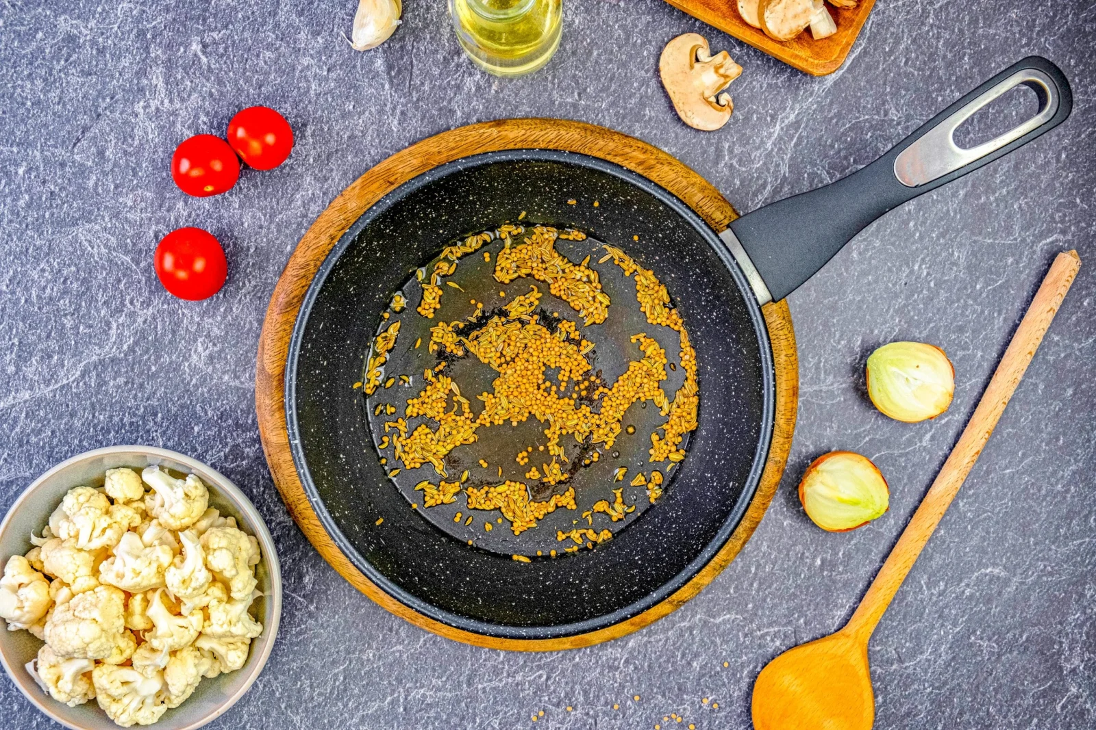 How To Make Cauliflower Mushroom Masala