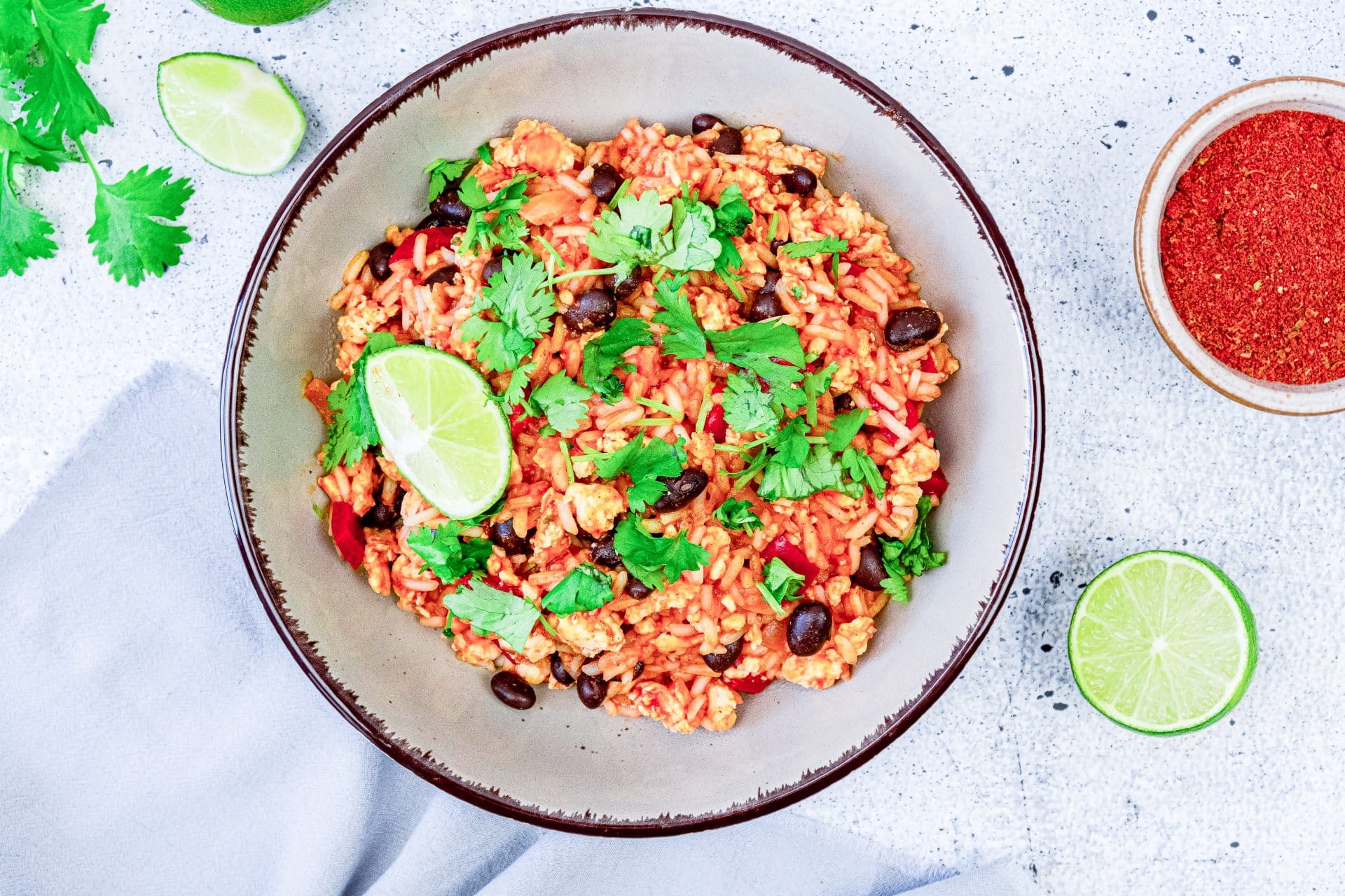 Mexican Ground Turkey Rice Bowls