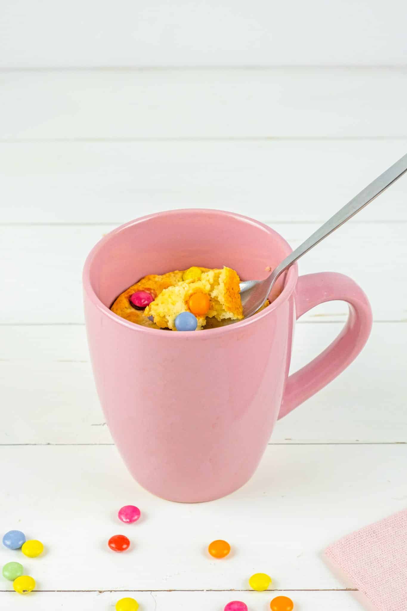 Microwave Vanilla Mug Cake
