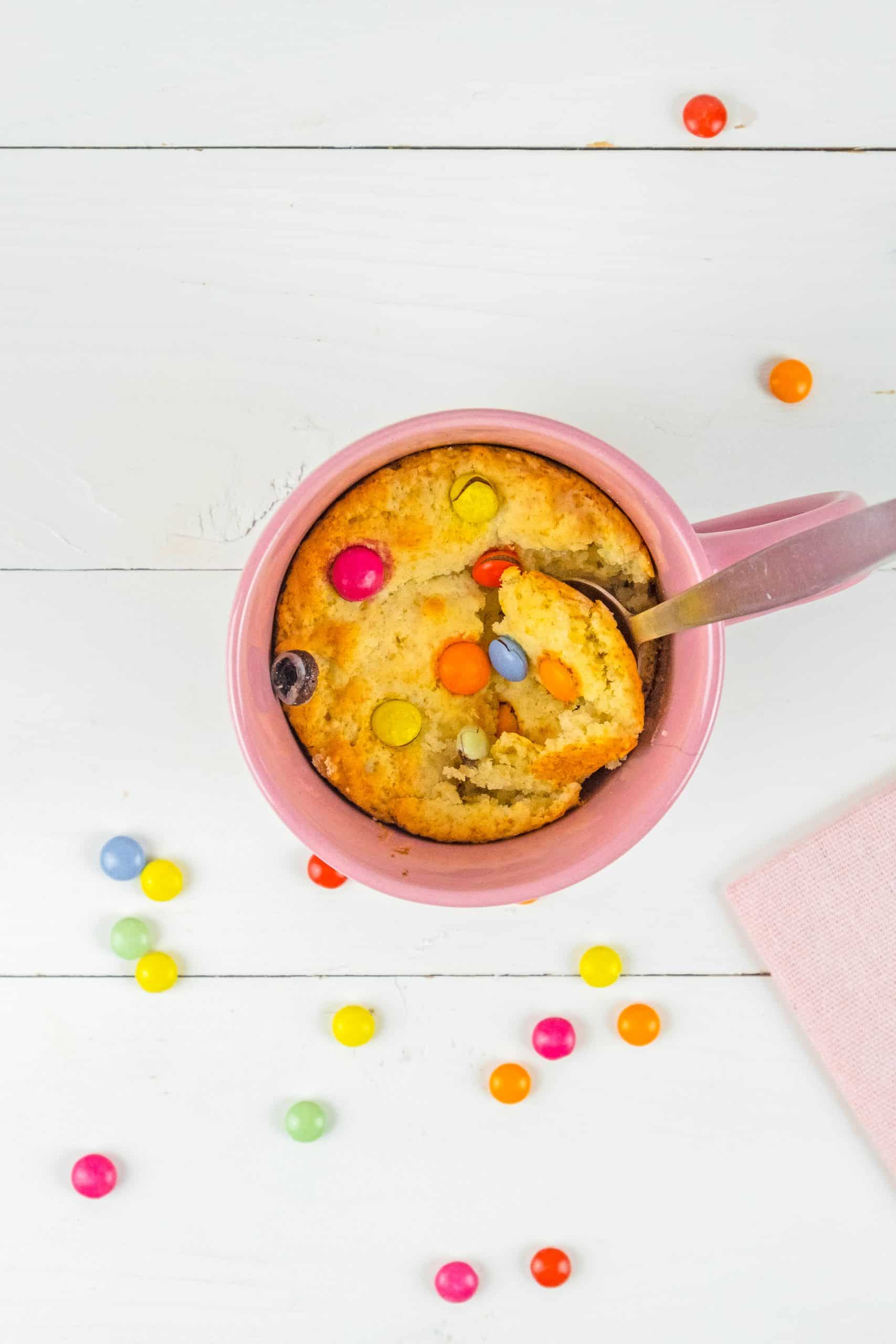 Microwave Vanilla Mug Cake