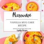 Microwave Vanilla Mug Cake