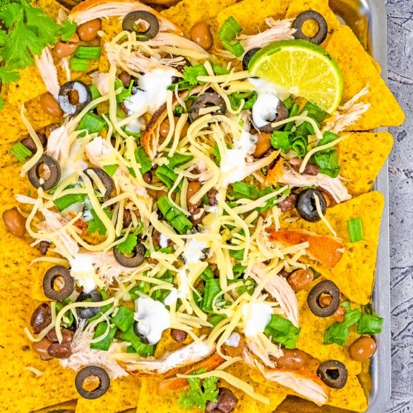 Shredded Chicken Nachos Recipe