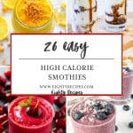 High Calorie Smoothies