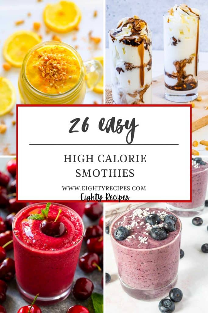 High Calorie Smoothies