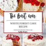 White Forest Cake Recipe