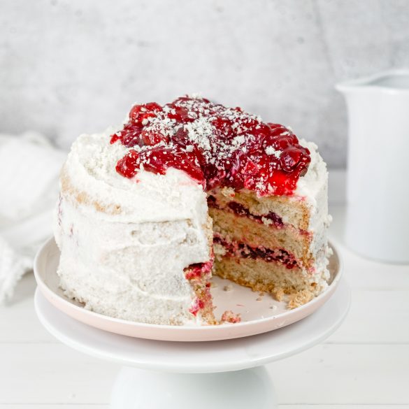 White Forest Cake Recipe