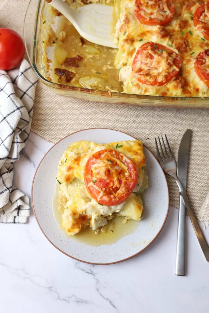 Potato And Chicken Casserole