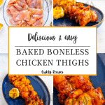 Baked Boneless Chicken Thighs