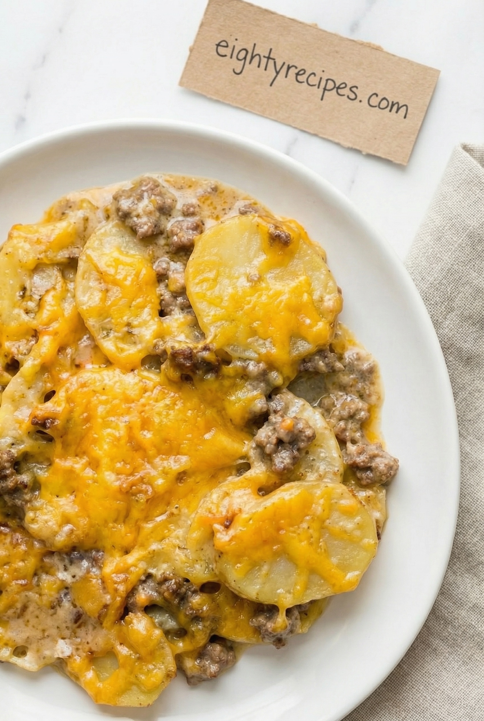 Cheesy Hamburger Potato Casserole