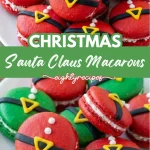 Christmas Santa Claus Macarons