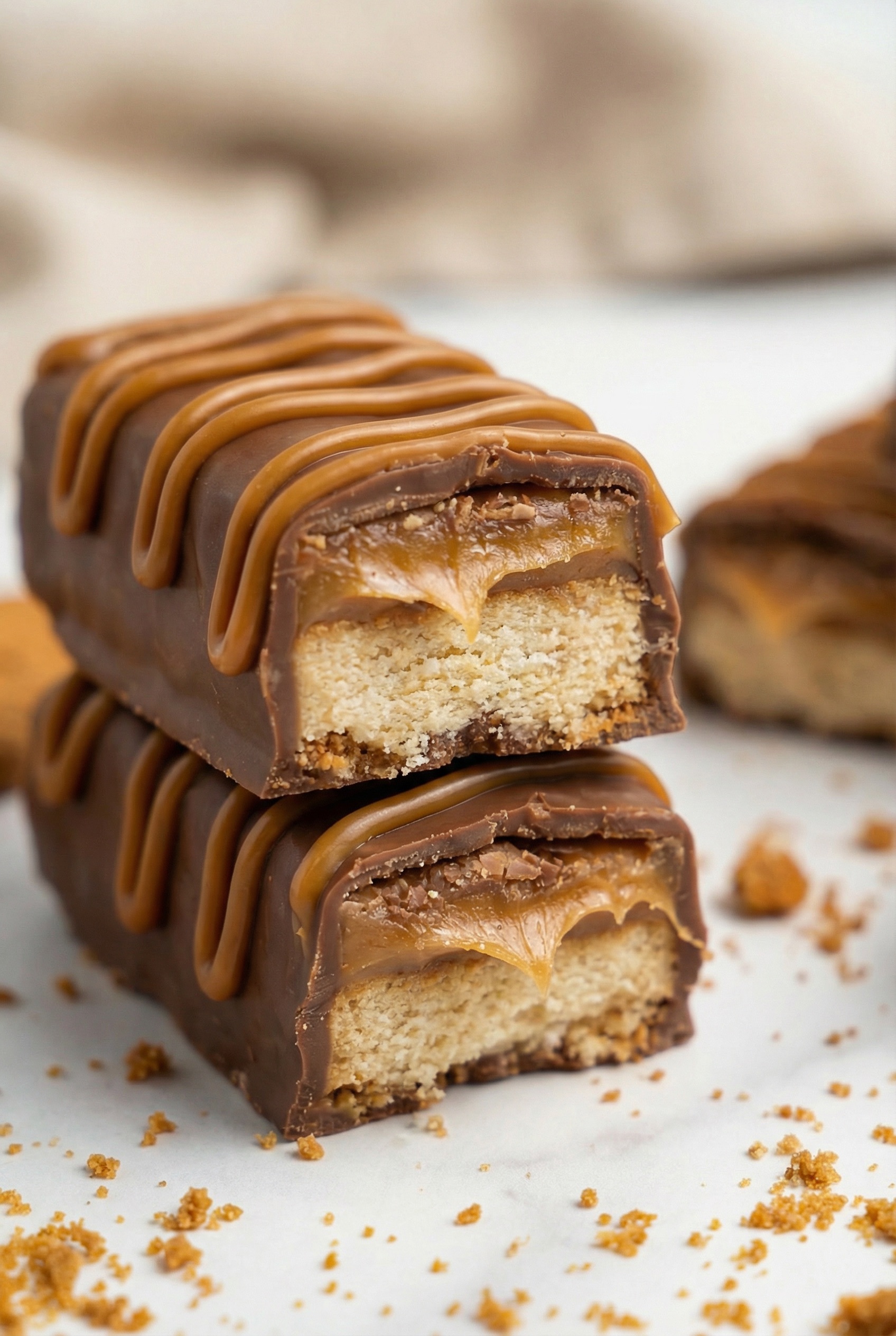 Biscoff Twix Bars
