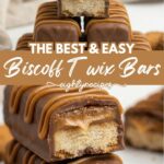 Biscoff Twix Bars