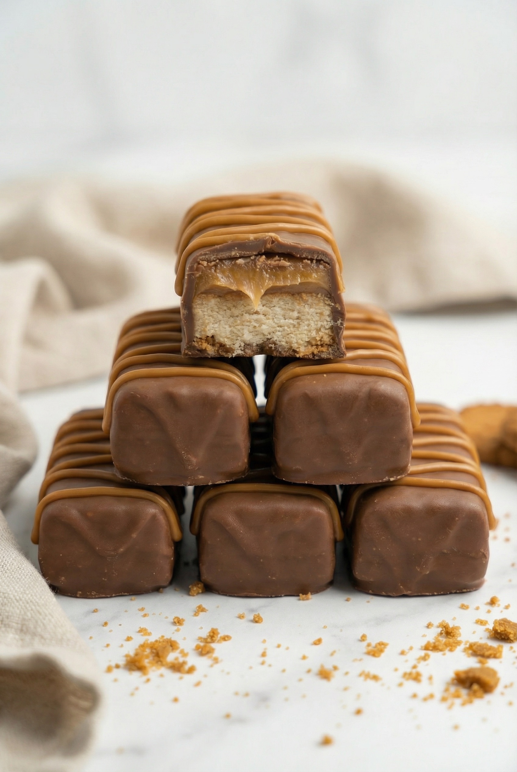Biscoff Twix Bars