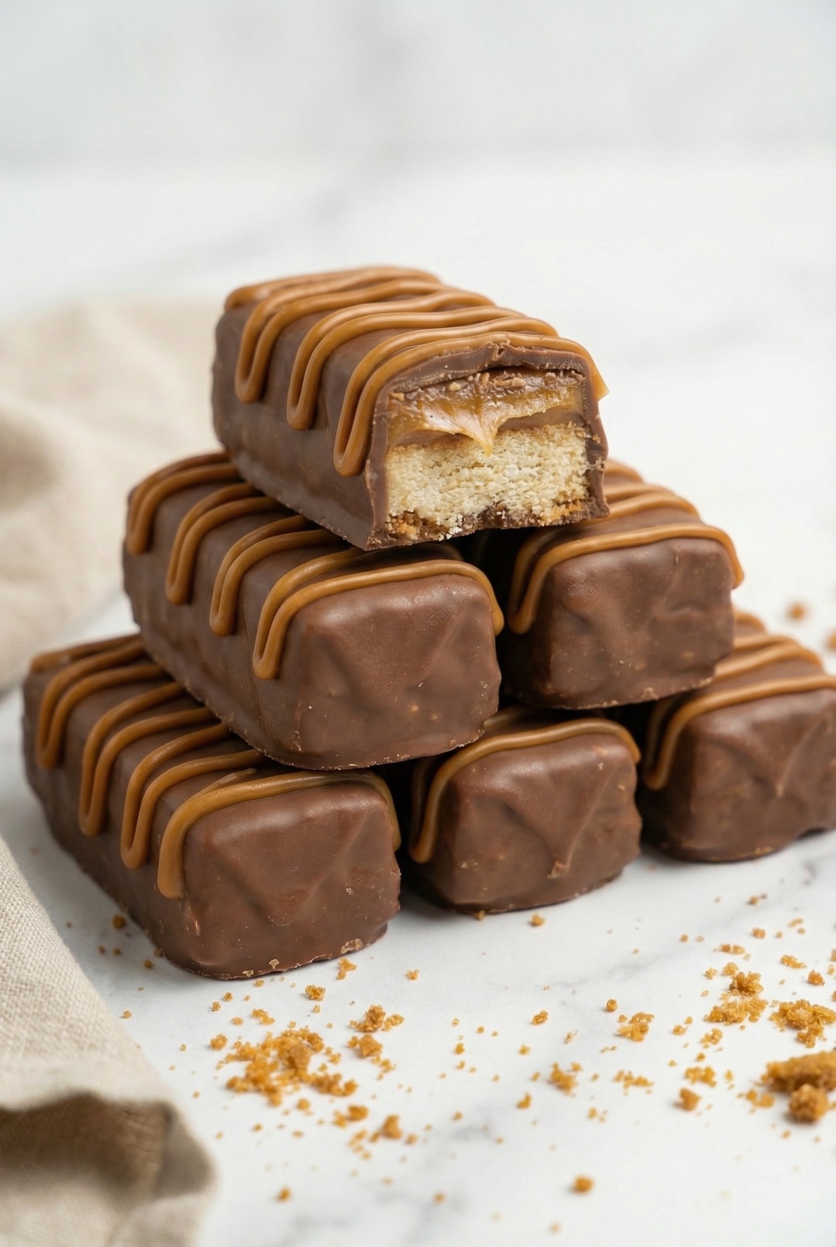 Biscoff Twix Bars