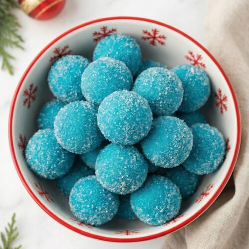 Blue Christmas Truffles