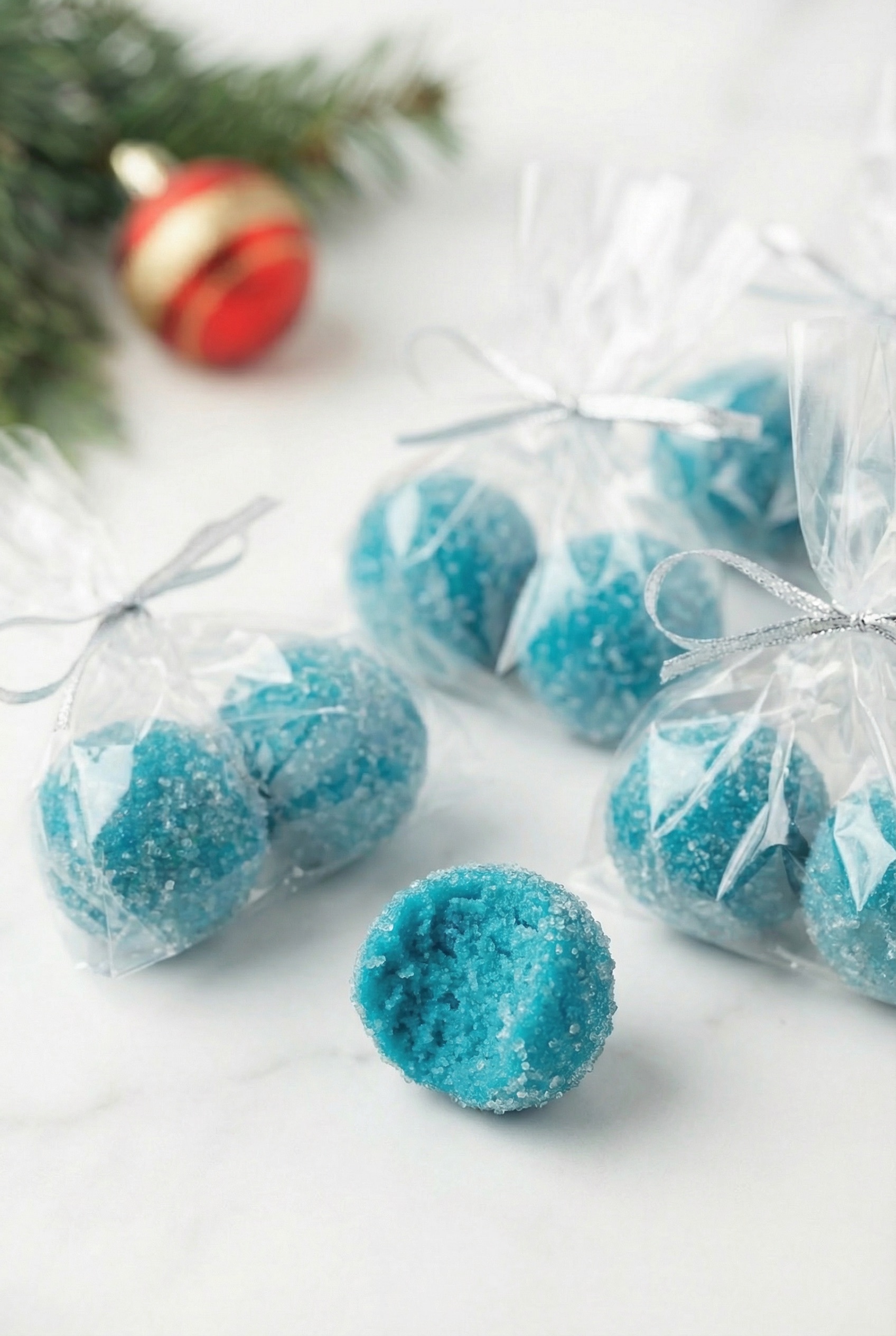 Blue Christmas Truffles