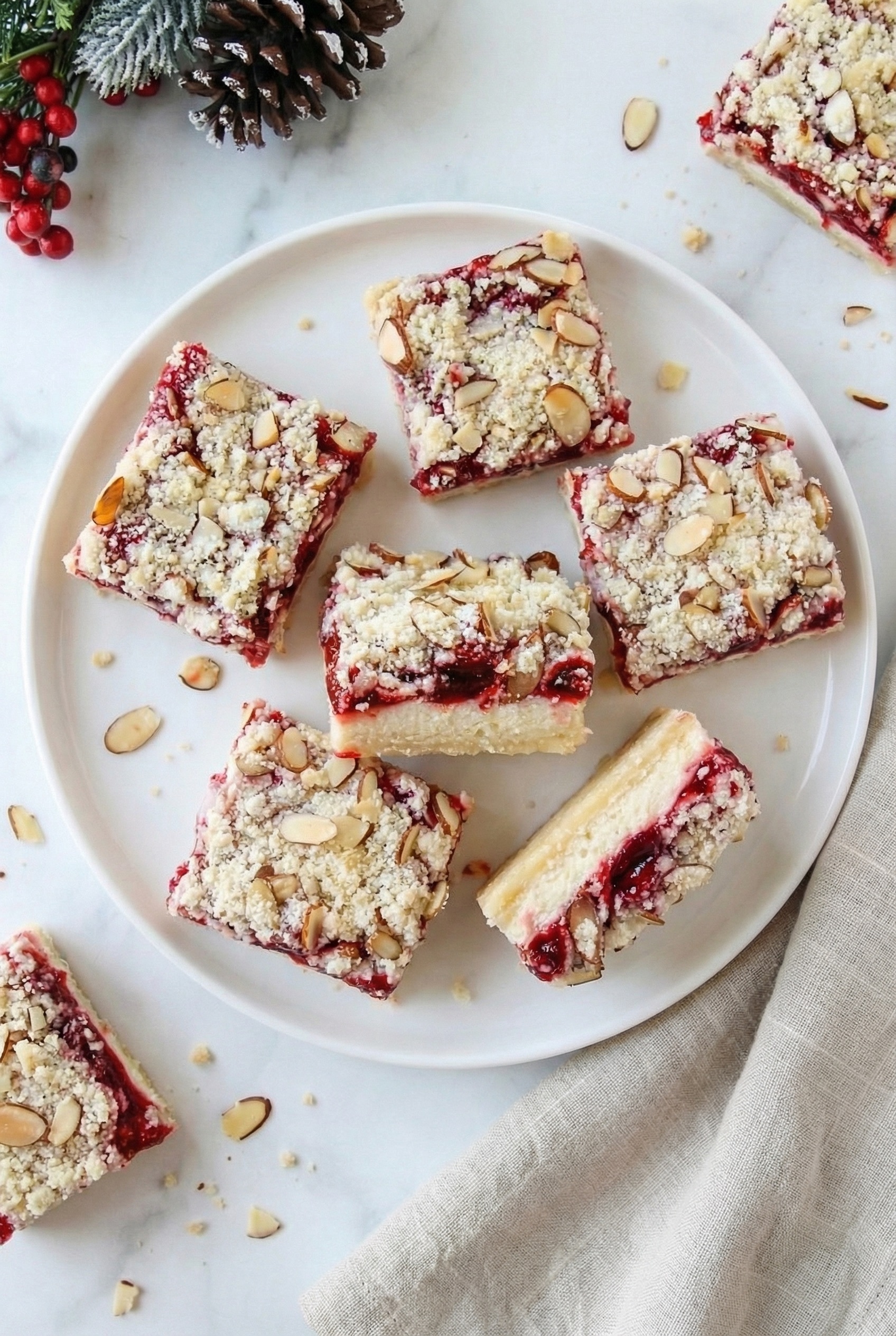 Christmas Cheesecake Bars