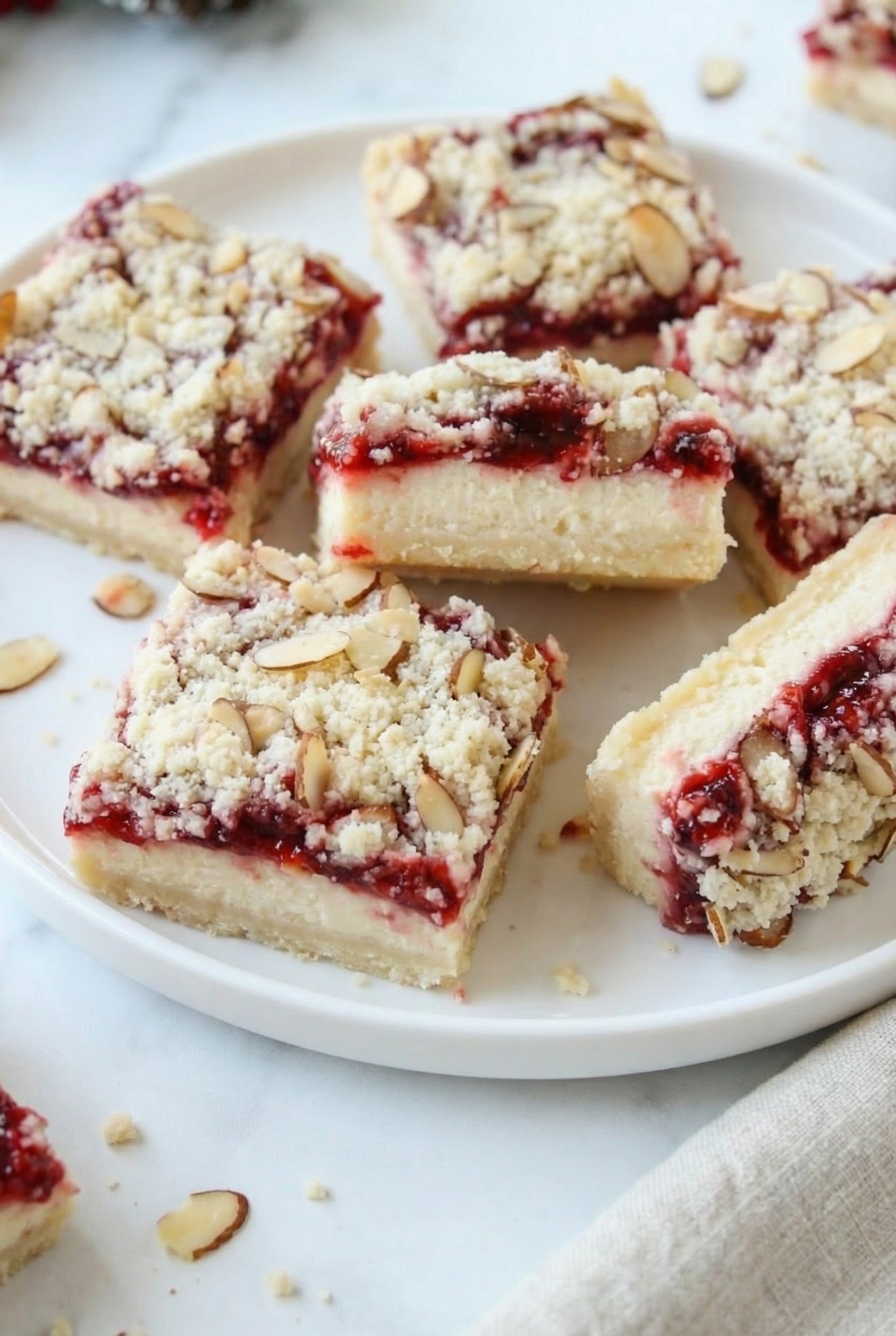 Christmas Cheesecake Bars