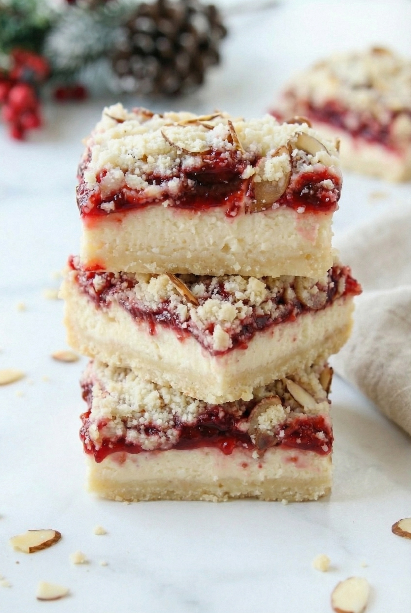 Christmas Cheesecake Bars