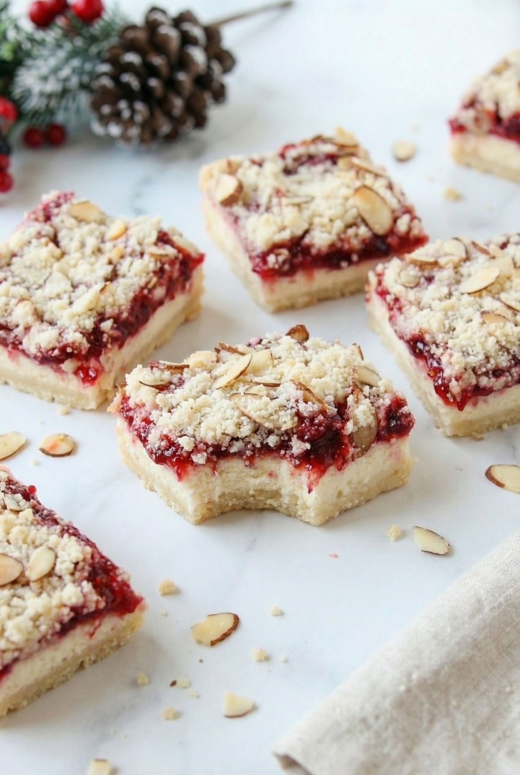 Christmas Cheesecake Bars