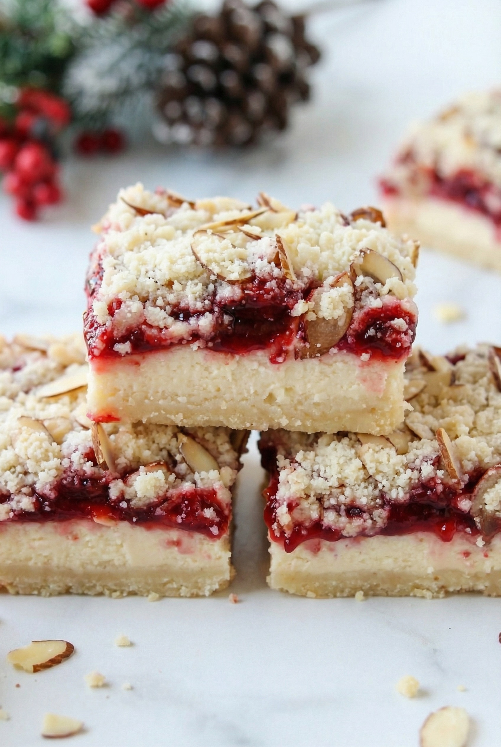 Christmas Cheesecake Bars