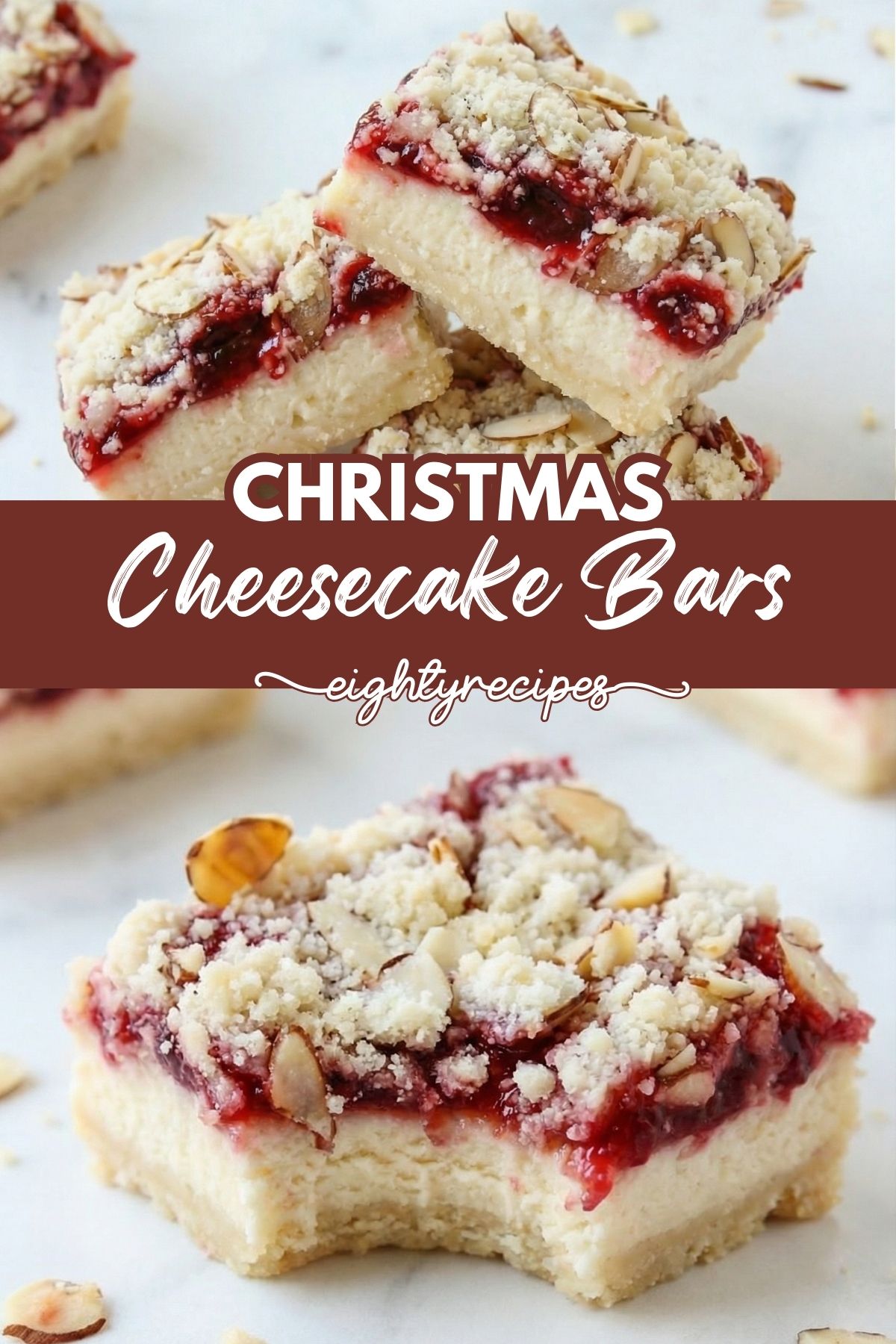 Christmas Cheesecake Bars