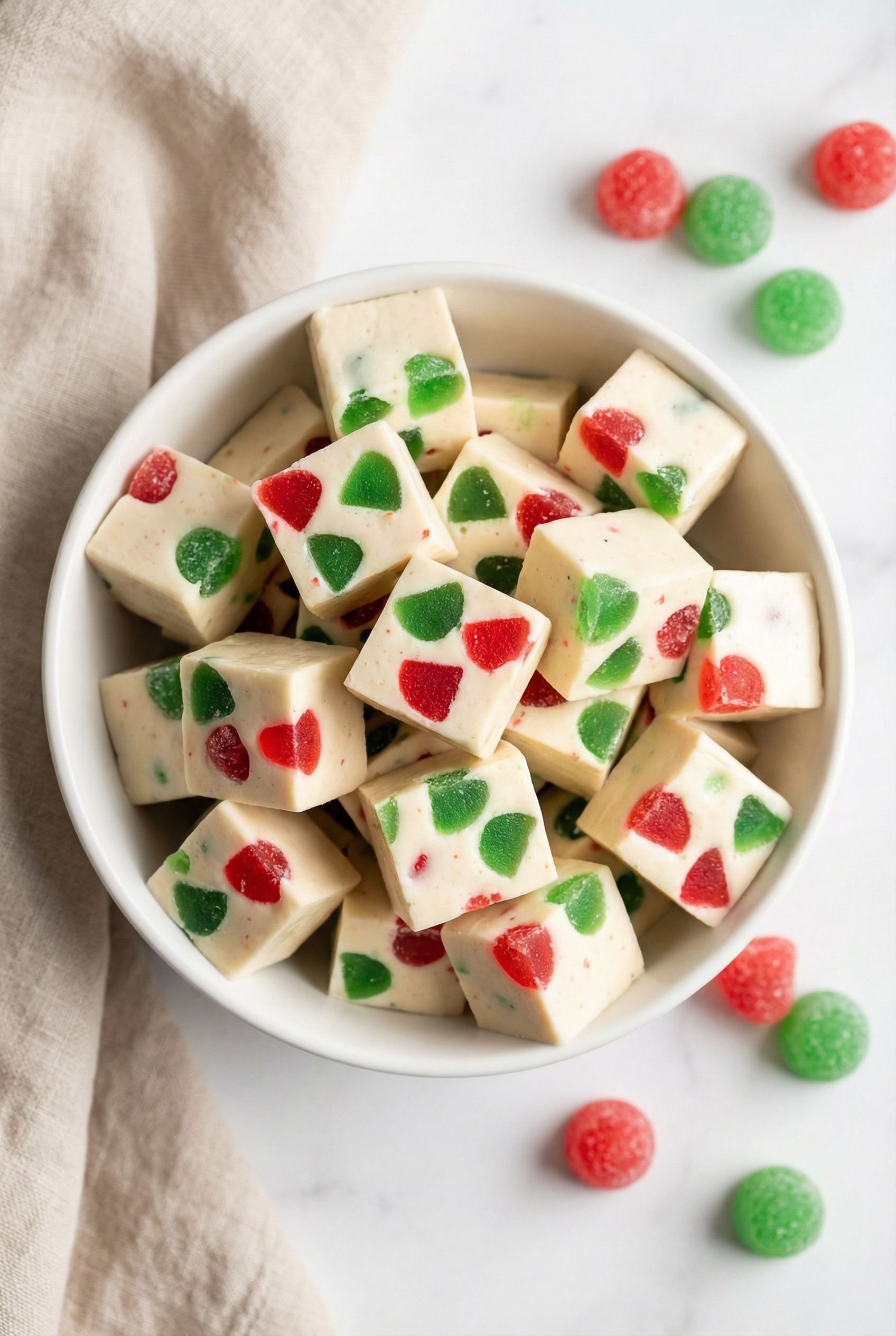 Christmas Gumdrop Nougat Candy