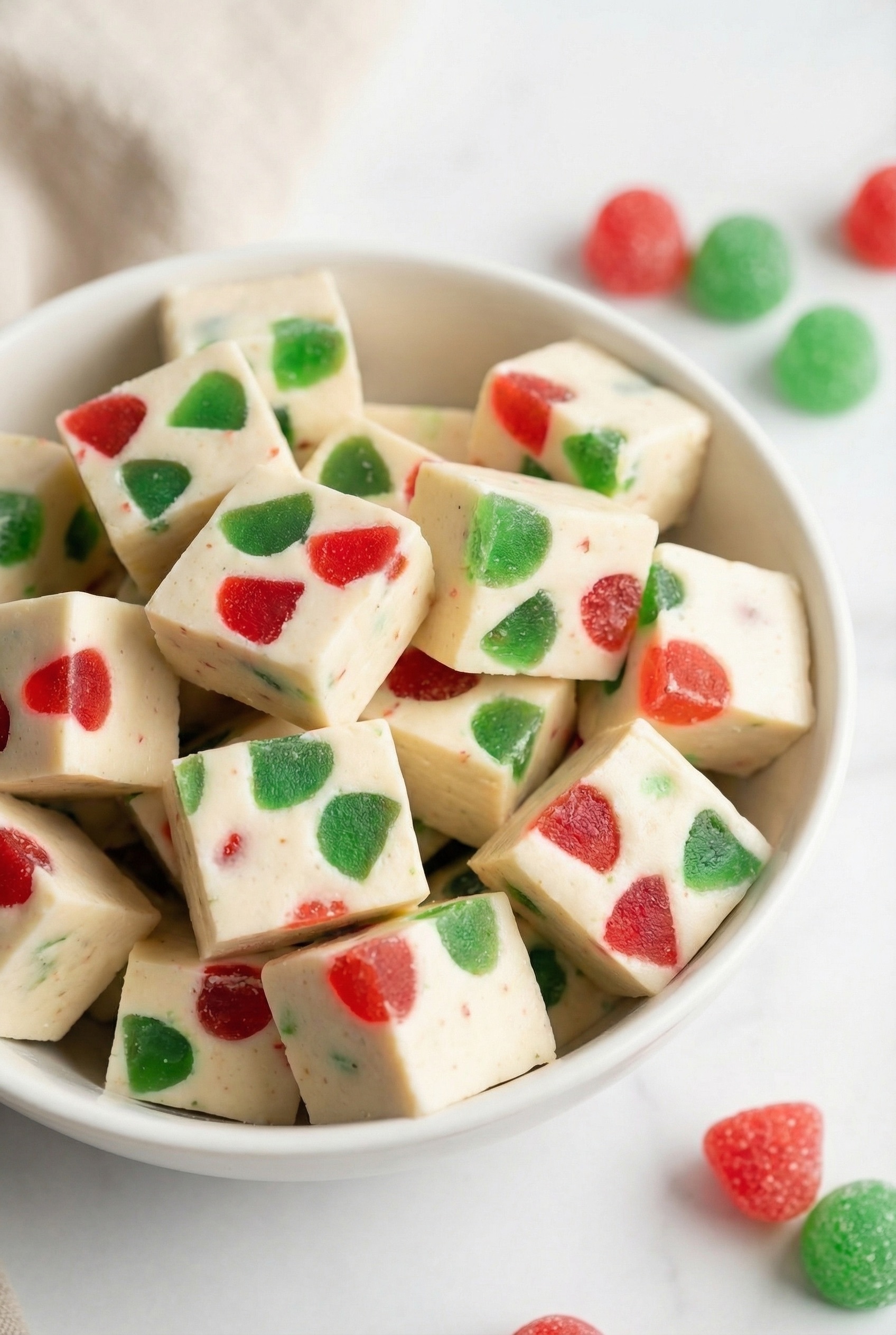 Christmas Gumdrop Nougat Candy
