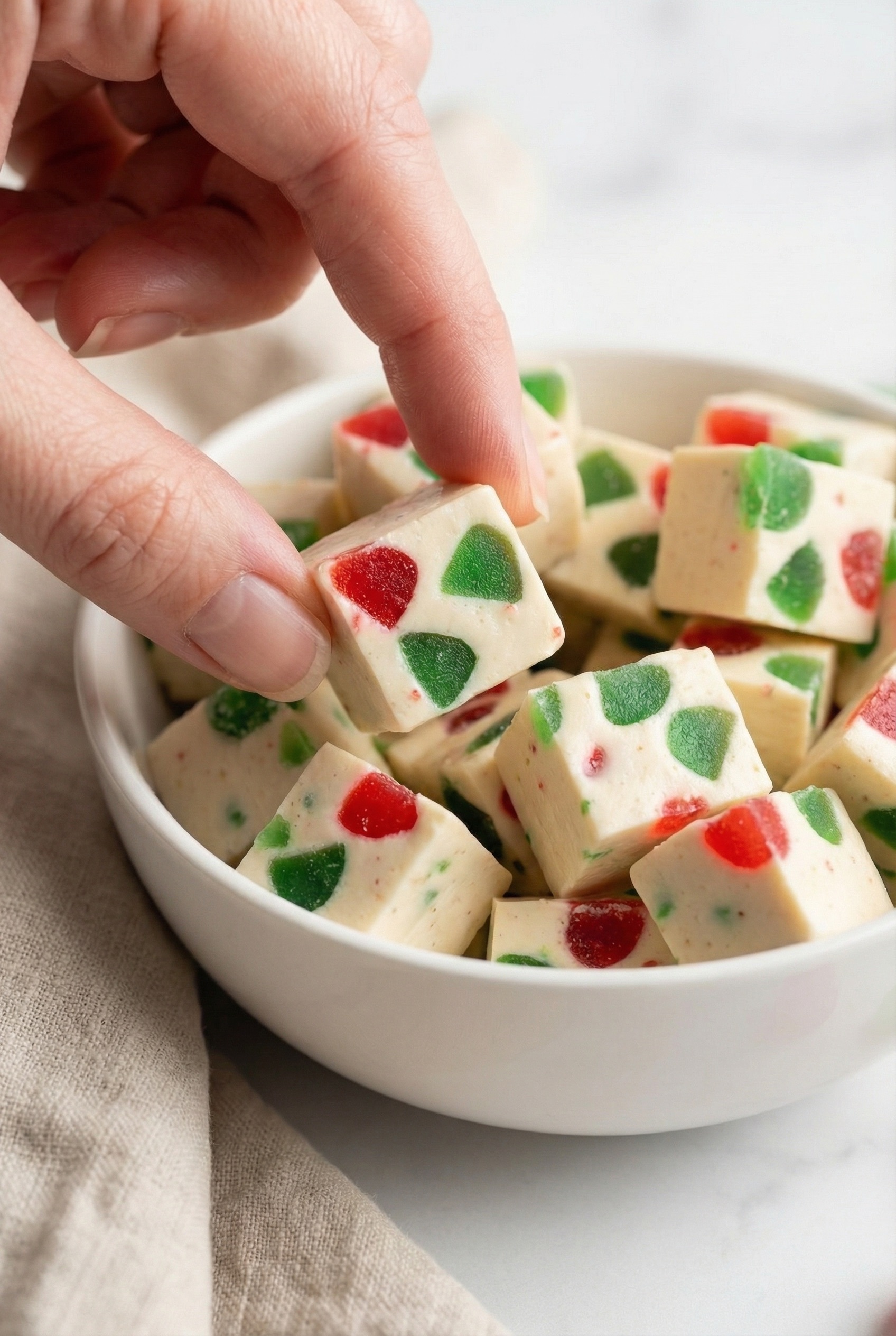 Christmas Gumdrop Nougat Candy
