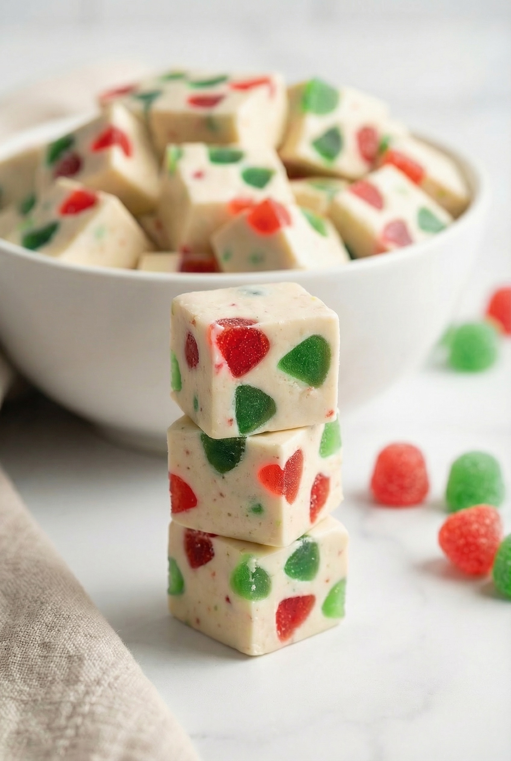Christmas Gumdrop Nougat Candy