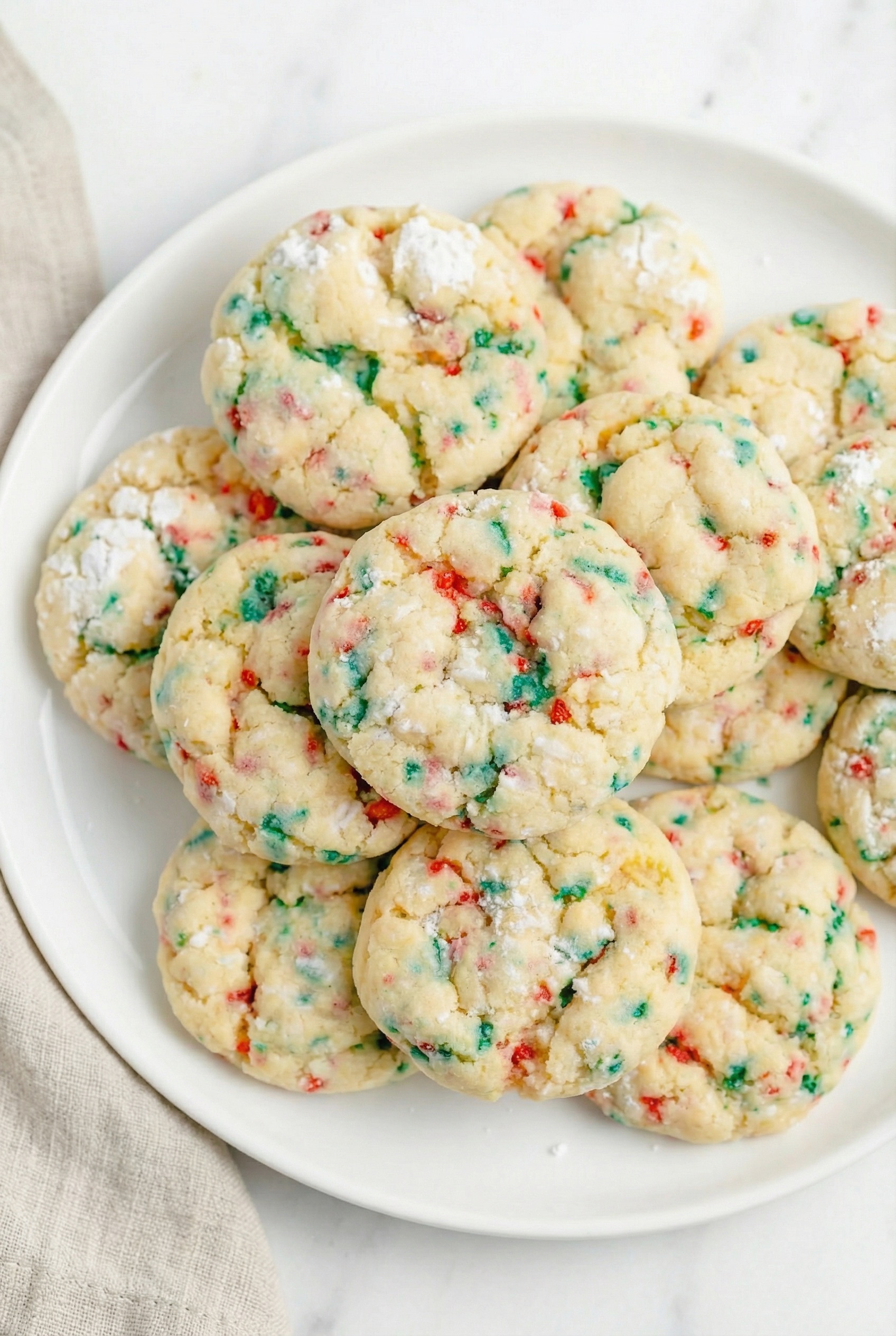 Christmas Ooey Gooey Butter Cookie