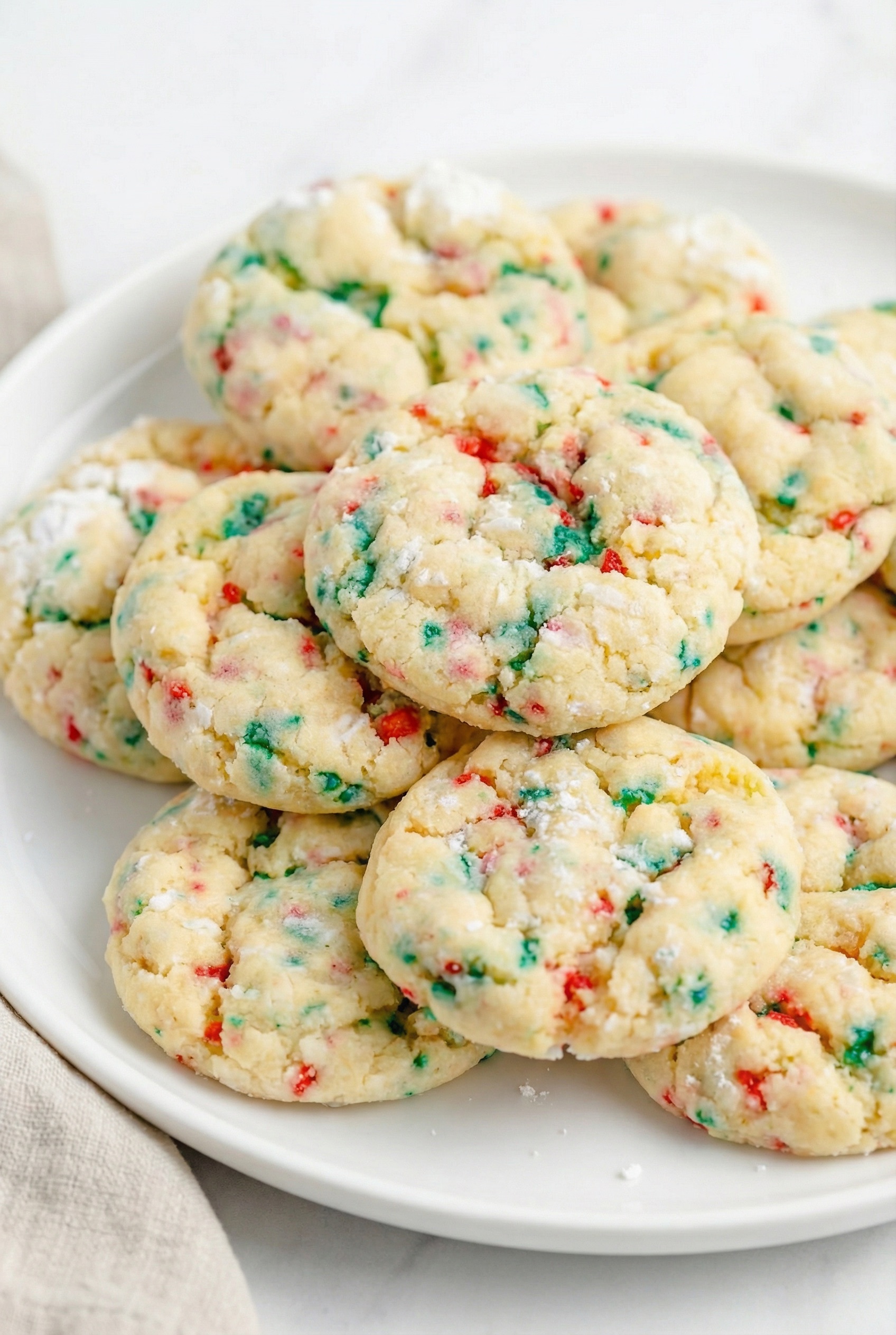 Christmas Ooey Gooey Butter Cookie