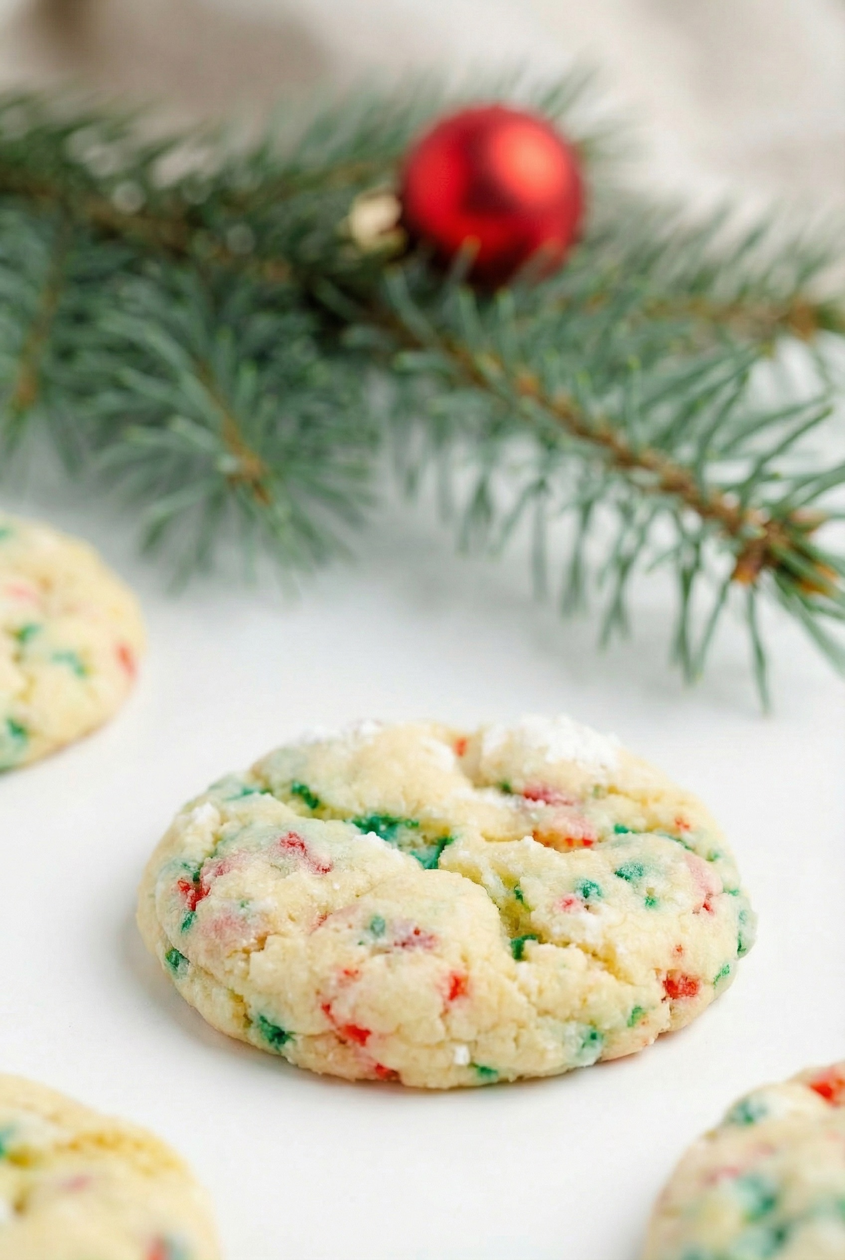 Christmas Ooey Gooey Butter Cookie