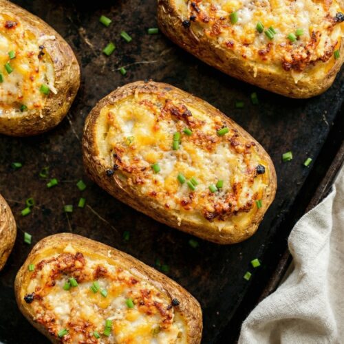 French Onion Stuffed Potatoes