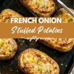 French Onion Stuffed Potatoes