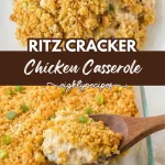Ritz Cracker Chicken Casserole