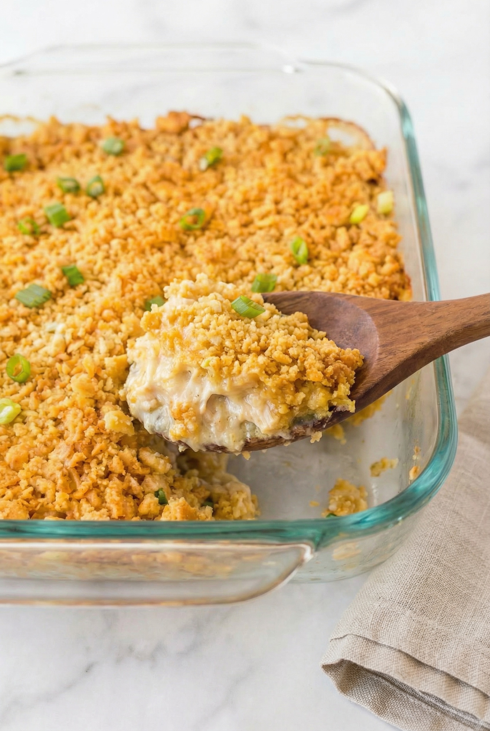 Ritz Cracker Chicken Casserole