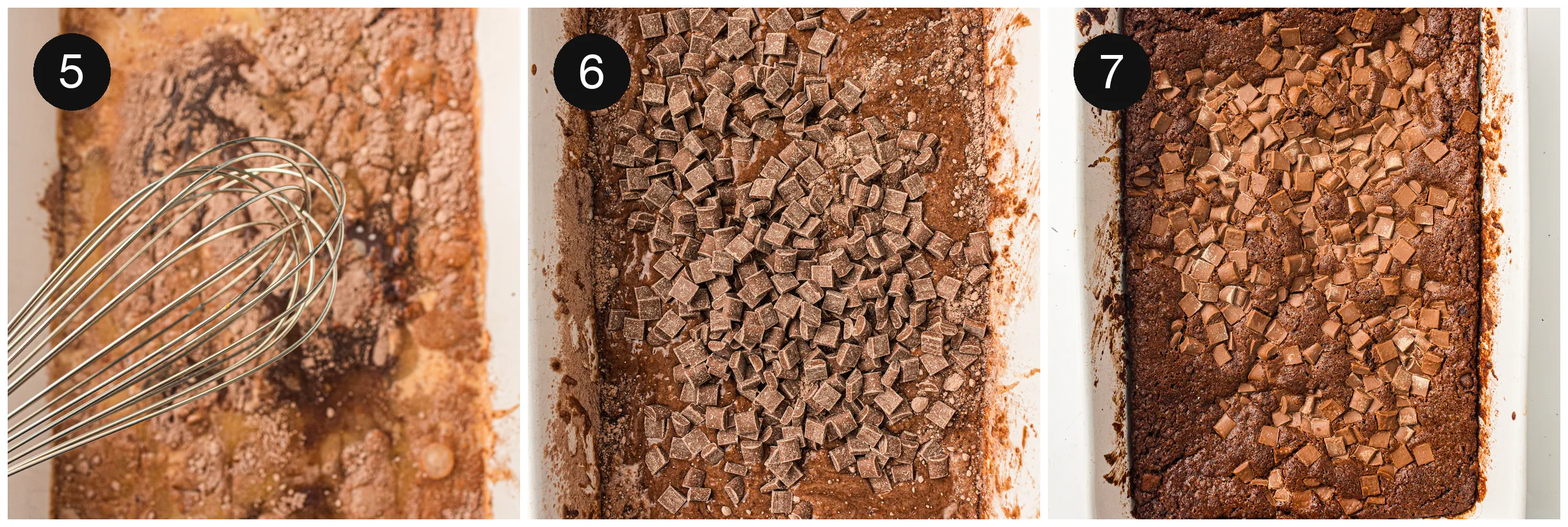 A baked dessert with a set top and melted chips