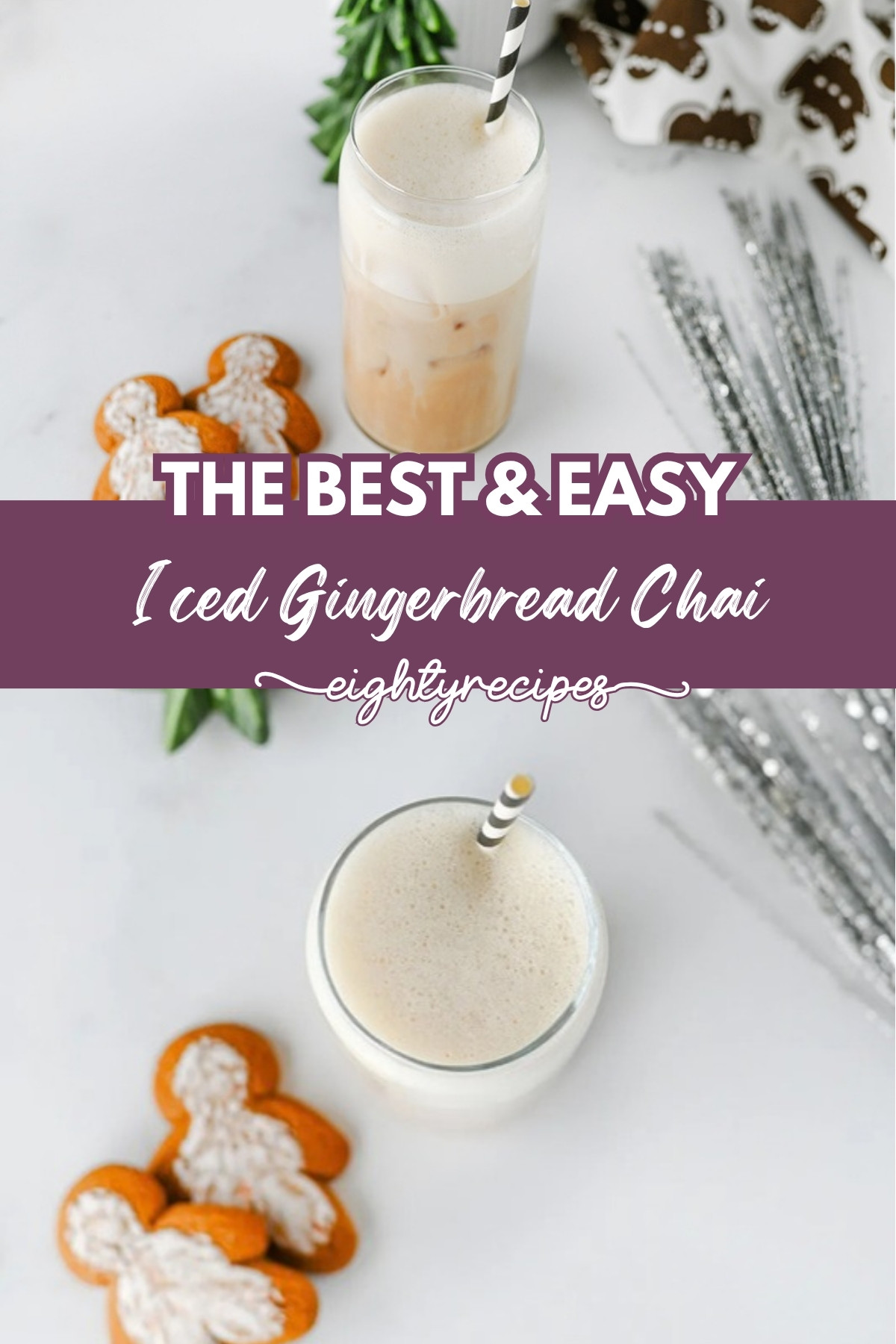 Gingerbread chai recipe pin for Pinterest