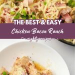 Chicken bacon ranch recipe pin for Pinterest